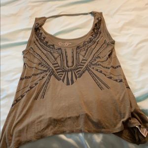 Classy tank top with fun design - dresses up well